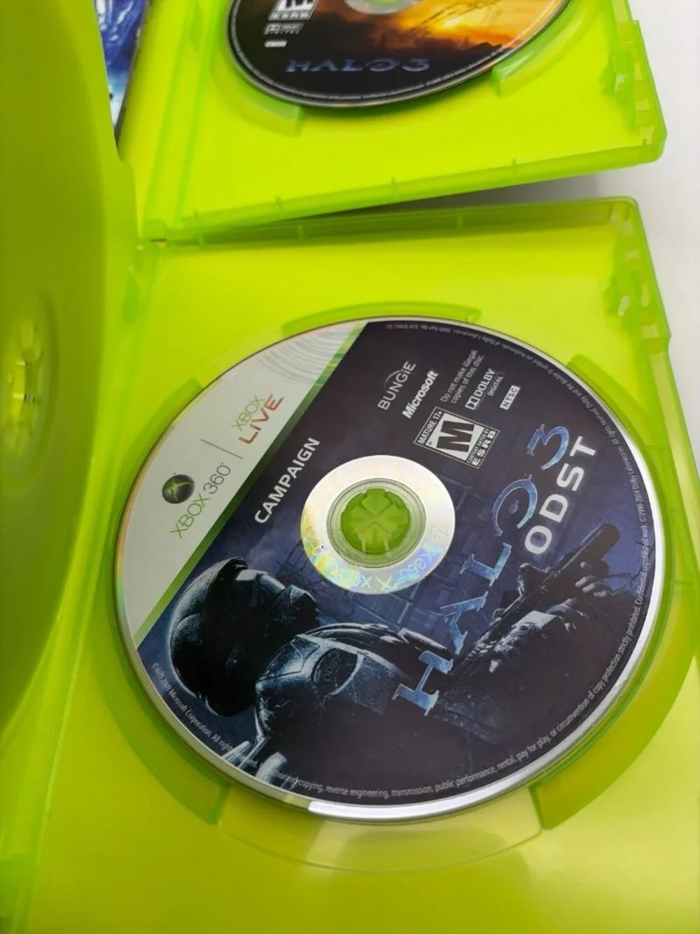 Halo Bundle of 3 Games Microsoft Xbox 360 Tested Working
